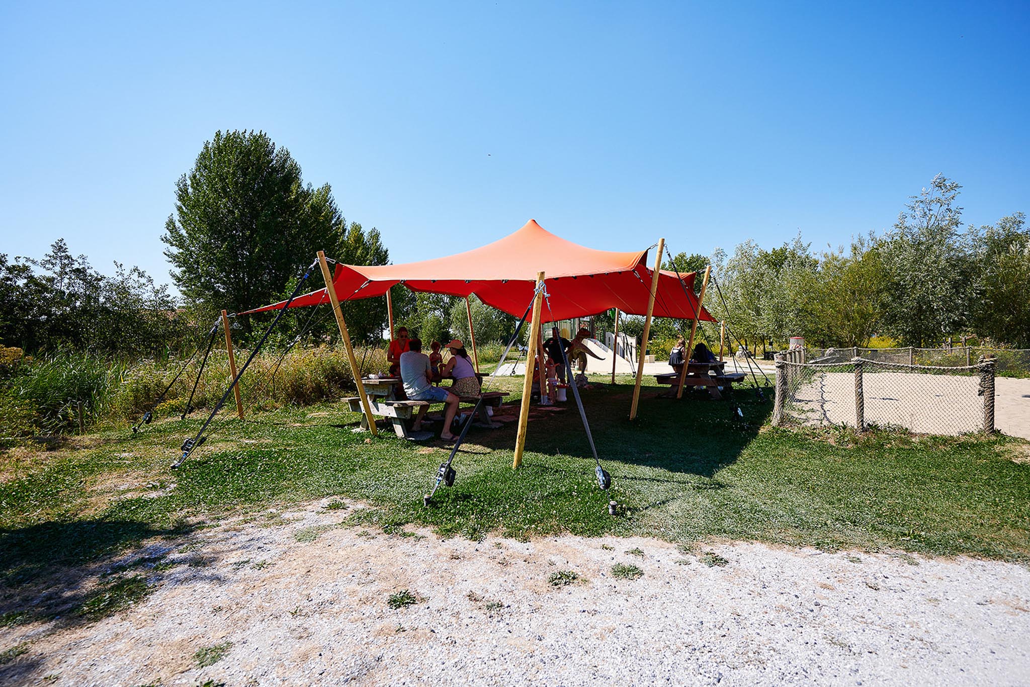 Stretchtent 6 x 10 meter