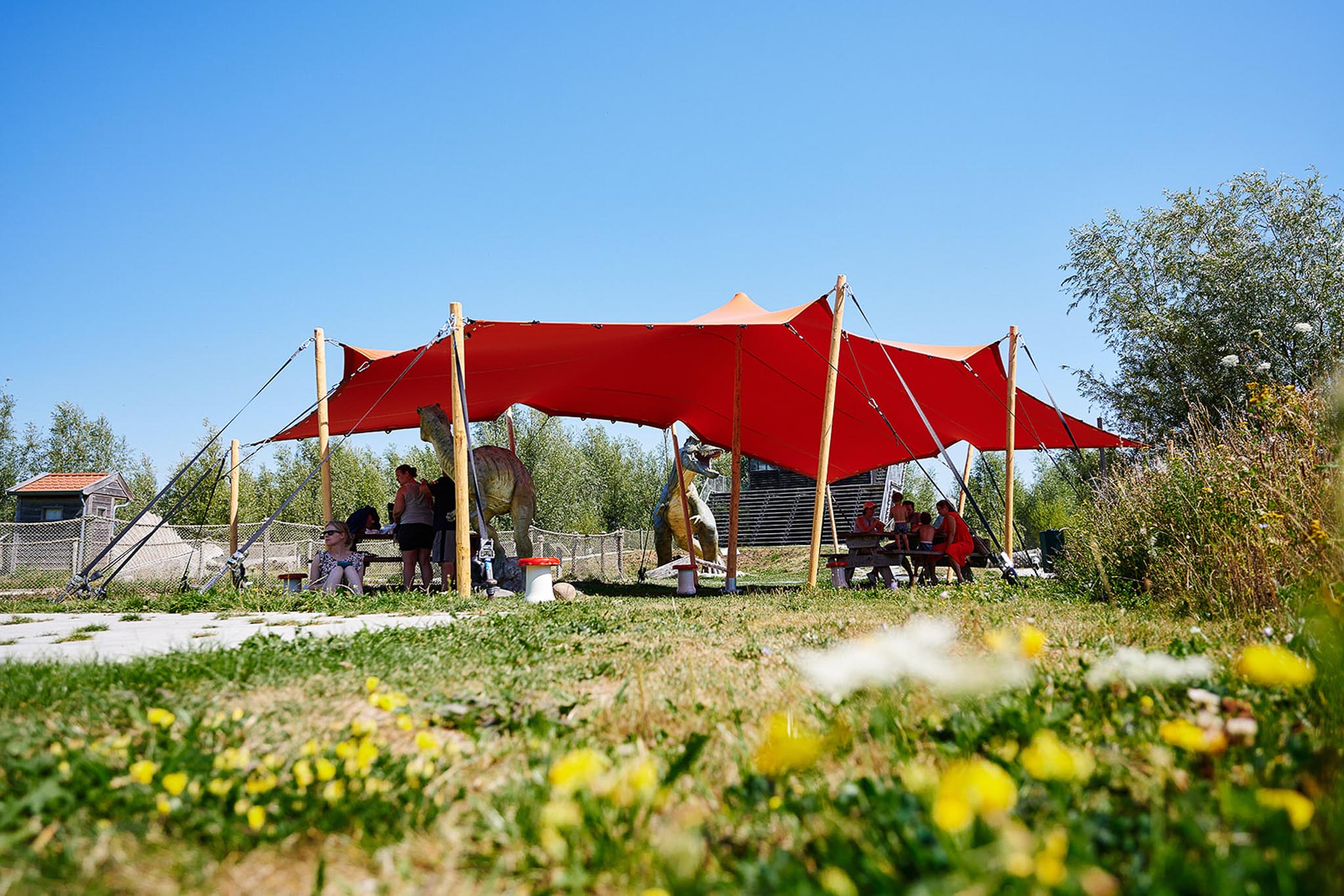 Stretchtent 6 x 10 meter