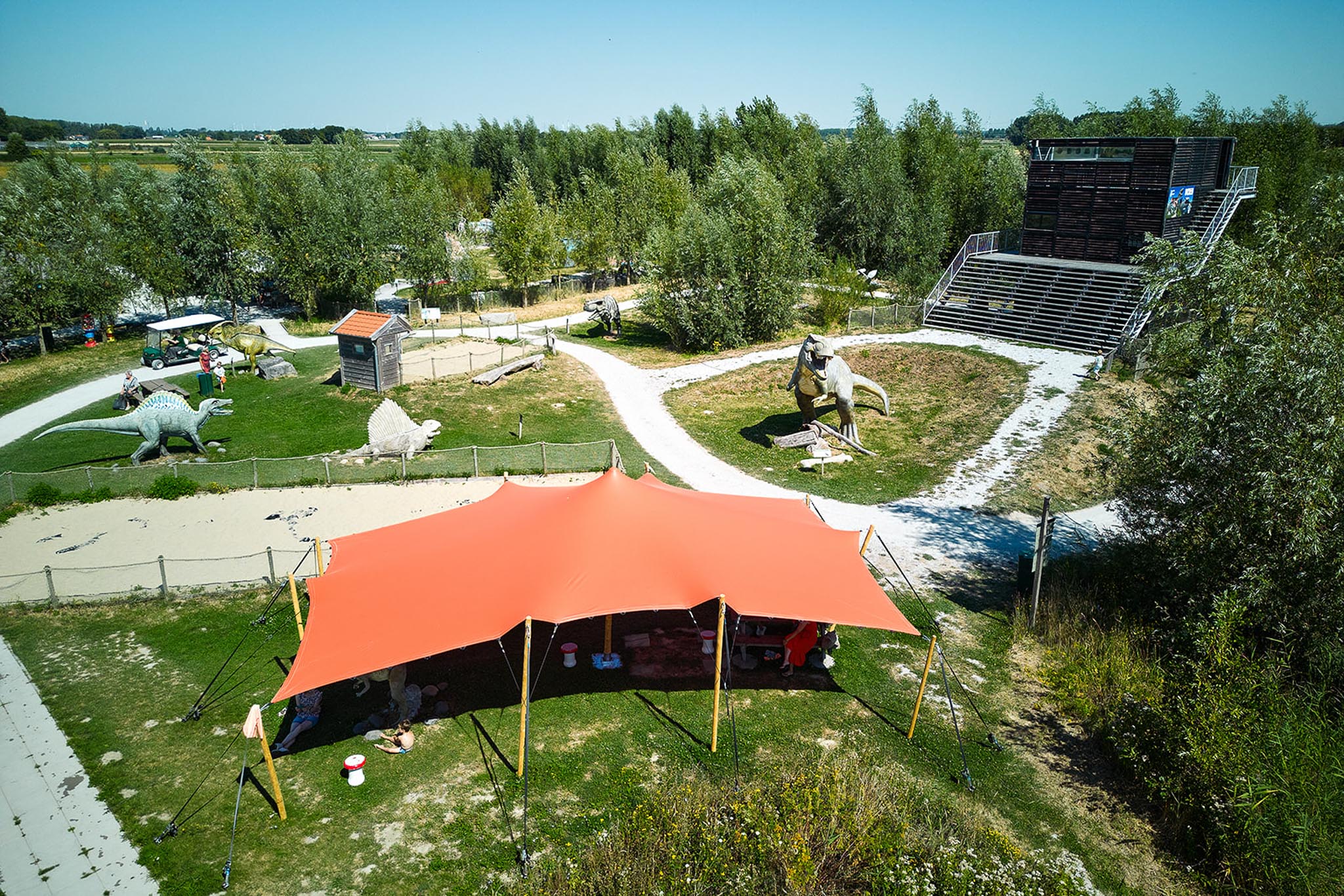 Stretchtent 6 x 10 meter